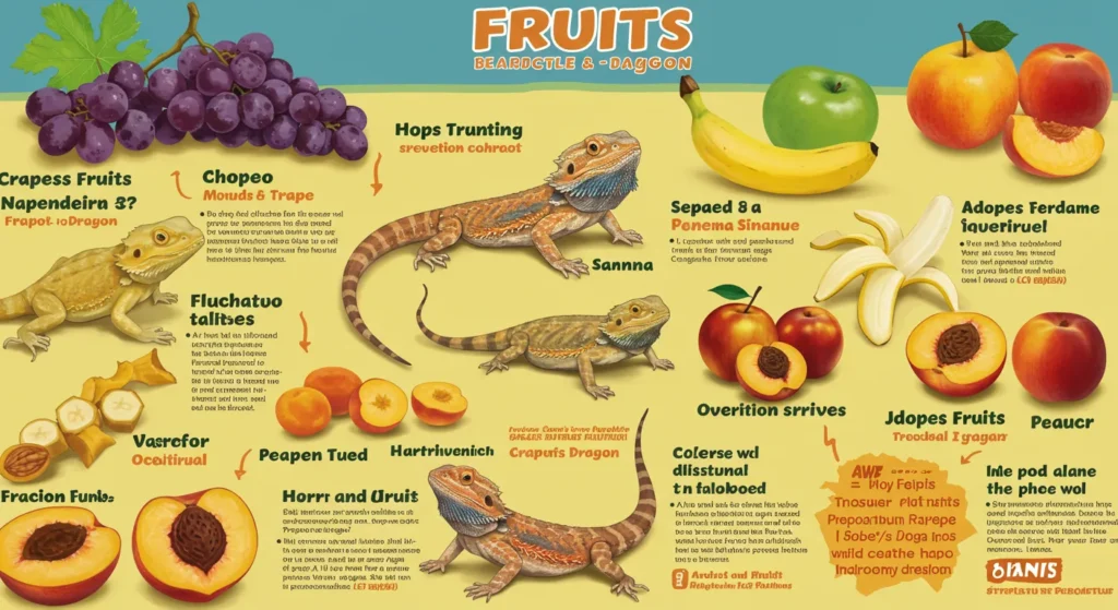 what fruits can bearded dragons eat